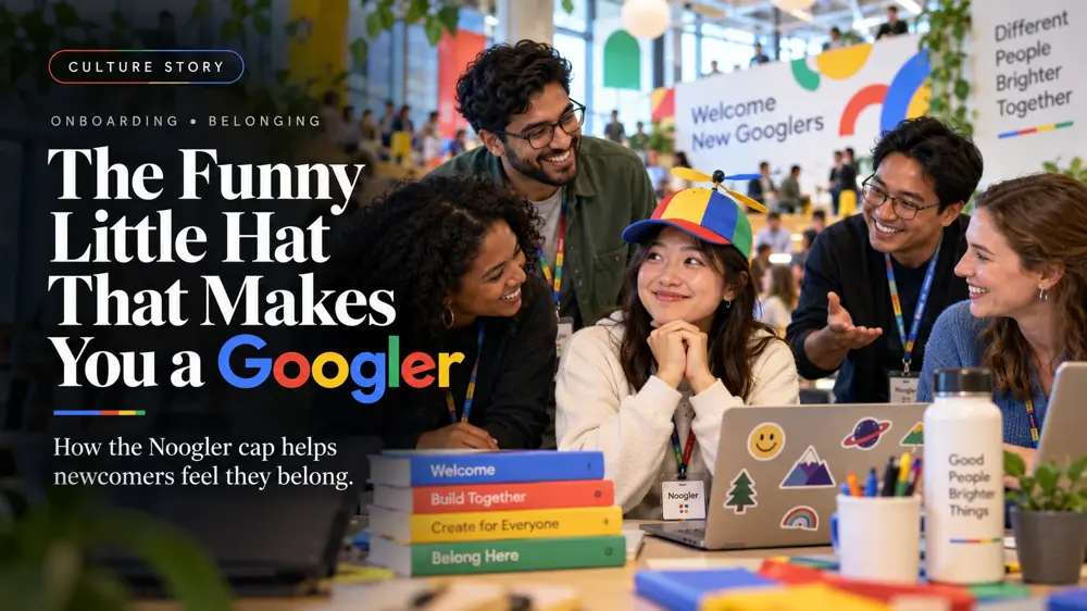 Illustration — not an actual Google orientation.